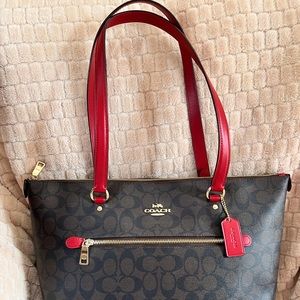 Coach Large Tote in Signature Canvas
